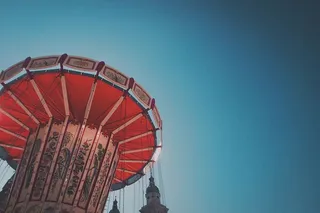 游乐设施的照片