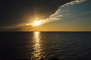 瑞典，博格霍姆，卡尔马松，海，自然，尼康，日落，太阳