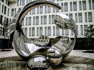 建筑、城市、道路、旅游、城市、分子、慕尼黑、雕塑