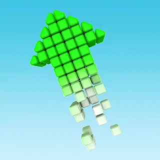 向上箭头表示改进计划，向上箭头表示