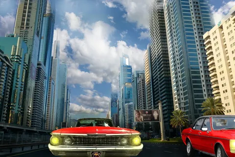 城市，大城市，摩天大楼，建筑，摩天大厦，建筑，天际线，大都市