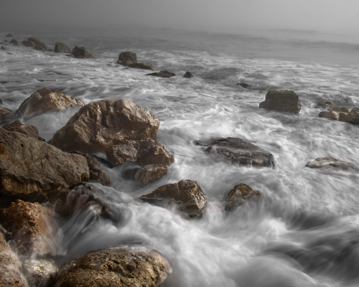 延时照片, 身体, 水, 海洋, 波浪, 潮汐, 石头, 海滩