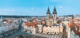 历史名城布拉格的美景