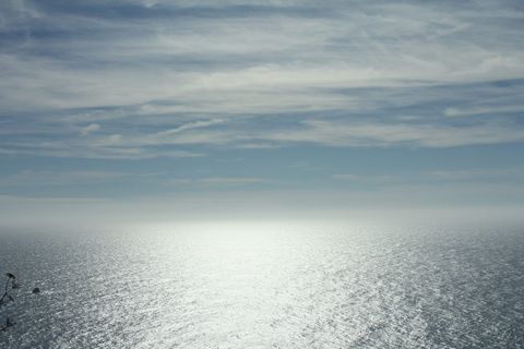 太平洋，海洋，薄雾，云天，天空，自然之美，风景自然，宁静