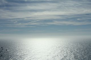 太平洋，海洋，薄雾，云天，天空，自然之美，风景自然，宁静