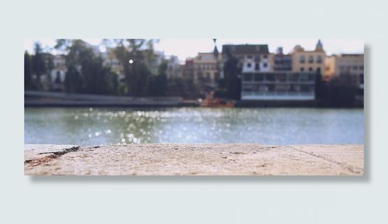 混凝土、地面、河流、水、城市、自然、建筑外观、建筑