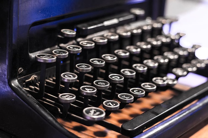 打字机，老式，乡村风格，字体，字母，机器，复古，数字