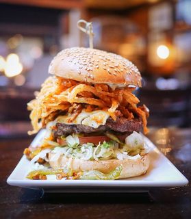 加拿大，多伦多，米尔街，食品，三明治，汉堡，汉堡包，美食家