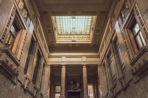 意大利，米兰，米兰*火车站，建筑，建筑，火车，车站，复古