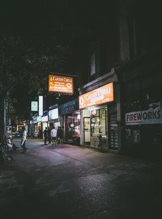 加拿大，多伦多，街道，中国，城镇，城市，快乐，人民