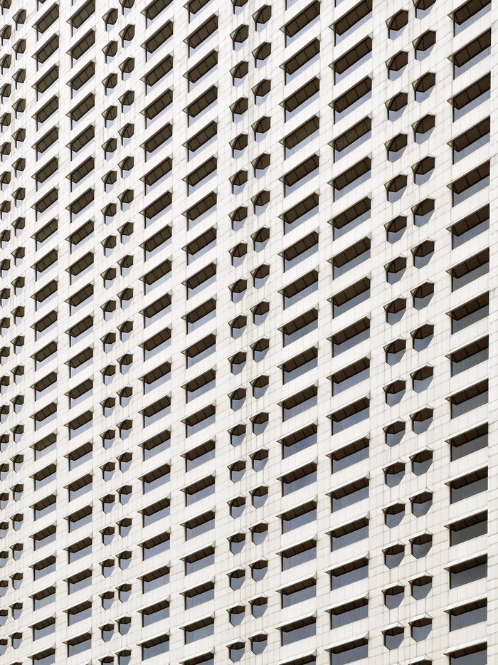 白色建筑平面墙纸