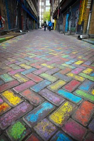 阿姆斯特丹，荷兰，路径，艺术，色彩，霓虹灯，涂鸦，街头艺术