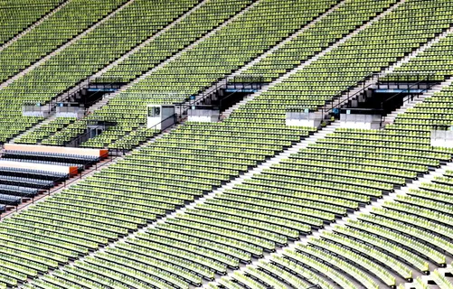 奥林匹克体育场，慕尼黑，sit，体育场，塑料，独创性，正面看台，座位