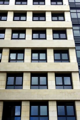 办公室、建筑、工作、市中心、商业、窗户、隔间、建筑