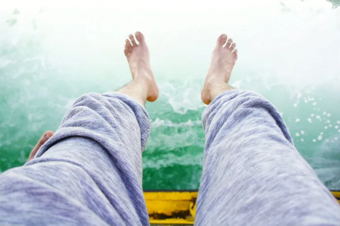 海，船，腿，寒冷，多姆，思想，自然