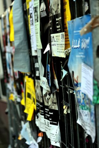 海报、广场、公共、艺术、城市、海报广告、广告、建筑围栏