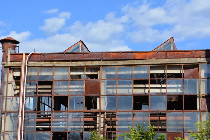 植物、陈旧、毁坏、退化、覆盖、金属、生锈、生锈