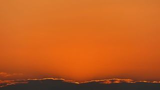 天空，橙色，日落，夜空，黄昏，云朵，阿本斯汀芒，莫根罗