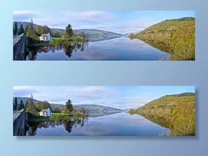 山，风景，户外，全景，倒影，河流，风景，水