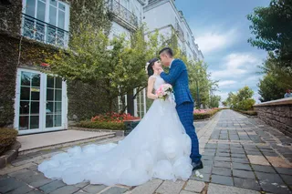 序列，惠，Phuong，惠，trinh hai，婚礼，新娘，婚纱