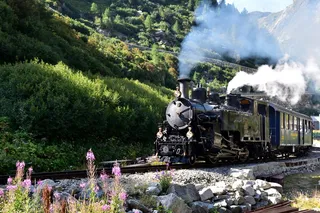 steam railway furka bergstrecke，gletsch，furka pass，valais，switzerland，steam train，train，train-车辆