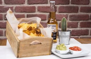 矩形，棕色，木制，板条箱，旁边，电晕，额外，啤酒瓶