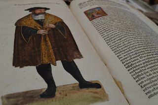 书, 老, 图书馆, 拉丁语, 一个人, 服装, 宗教, 信仰