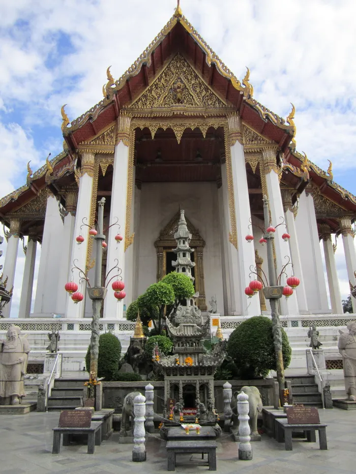 曼谷, 寺, 泰国, 架构, 建筑结构, 信仰, 宗教, 礼拜场所