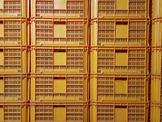 容器，橙色，重复，全框架，背景，金属，图案，黄色