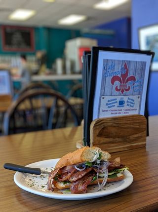 培根、blt、三明治、烤面包、食物、午餐、金色、经典