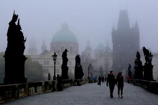 charles bridge，捷克*，布拉格，上午，捷克，中欧，建筑，建筑外观，建筑结构