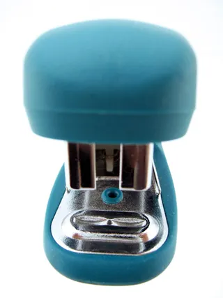 订书机, 业务, 塑料, 桌面, 特写, 孤立, 项目, 白