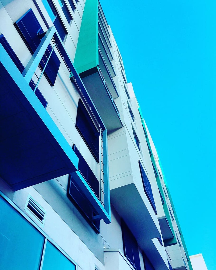 建筑，立面，高角度拍摄，天空，摩天大楼，高层，城市，窗户