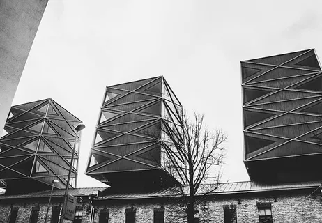 建筑物的灰度摄影 建筑物的灰度摄影