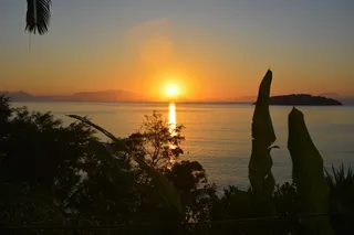 风景，日落，自然，巴西，海滩，假日，大海，天空