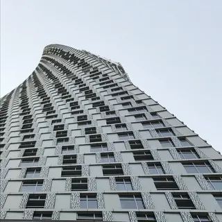 迪拜码头，卡亚克塔，摩天大楼，塔，建筑，港口，海港城市，立面