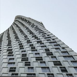 迪拜码头，卡亚克塔，摩天大楼，塔，建筑，港口，海港城市，立面