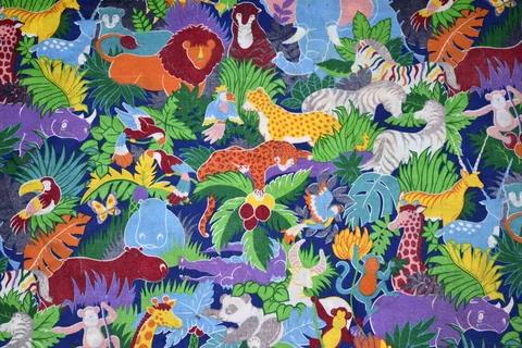 动画、野生动物、背景、阵列、彩色、设计、风格、野生动物 动画、野生动物、背景、阵列、彩色、设计、风格、野生动物