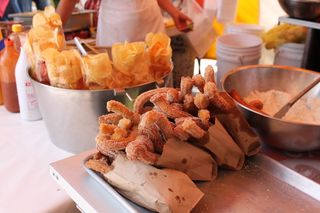 油条，食品，甜点，零食，西班牙，开胃菜，加糖，脆皮