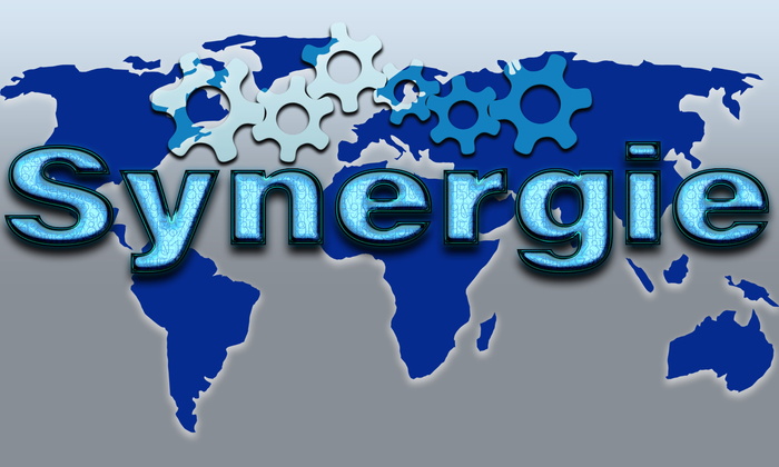 synergy，世界地图，gears，business，offer，cooperation，agreement，contract