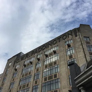 伦敦，帕丁顿，英国，建筑，火车站，类型，低角度视图，建筑结构