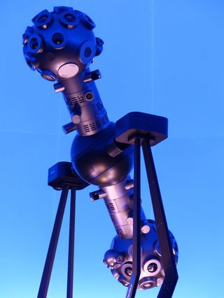 恒星投影仪，投影仪，天文馆，天文馆，投影仪，天文馆，投影仪，机器，未来主义，蓝色