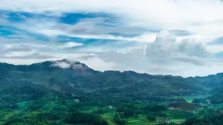 中国，贵州，晴隆县 紫马乡、赵家湾、紫大坡、山、乡、中国村