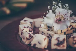 食物，盘子，桌子，糖，烘焙，模糊，蛋糕，糖果