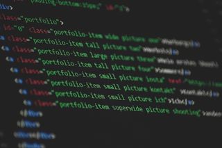 计算机代码截屏、宏截图、计算机语言代码、屏幕、监视器、深色、黑色、代码