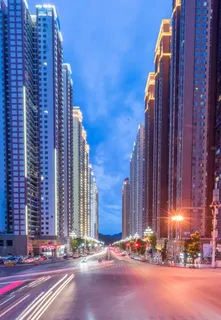 贵州,长曝光,对称,建筑,花果园,花果区,路灯,住宅 贵州,长曝光,对称,建筑,花果园,花果区,路灯,住宅