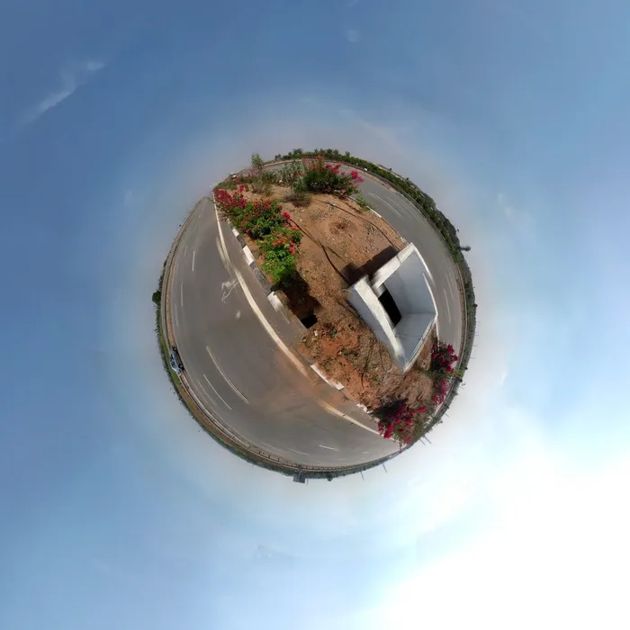 晴天、蓝天、道路、大地、晴天、景观、道路、汽车