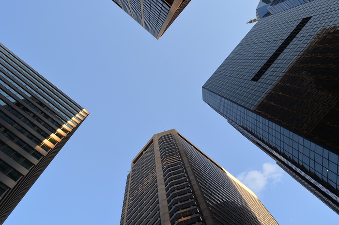 低角度摄影，高层，建筑，费城，摩天大楼，城市，城市