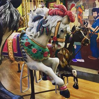 米苏拉，美国，旋转木马，木马，蒙大拿州，乐趣，旋转木马