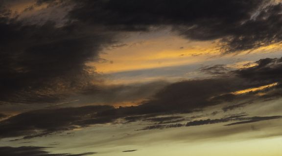 日落、云朵、天气、自然、天空、风景、气氛、形成